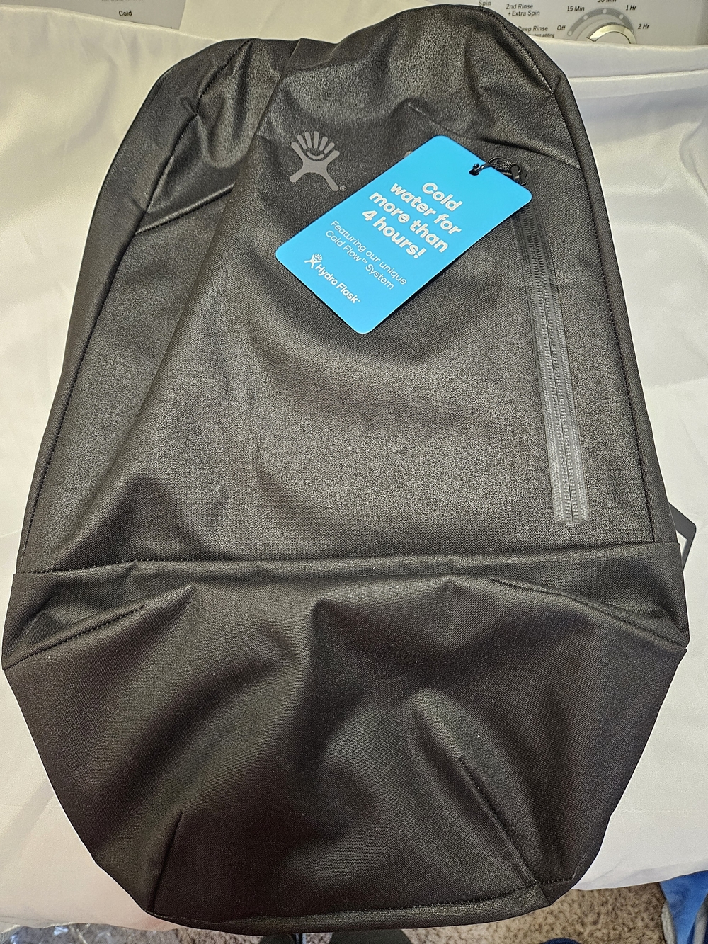 Hydro Flask Black Men's Backpack with Front Zip Pocket